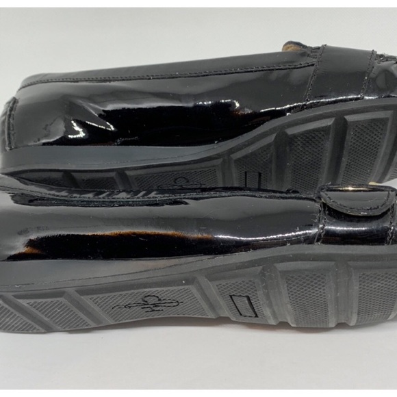 Cole Haan Black Patent Leather Loafer Shoes 7.5 - Picture 3 of 6